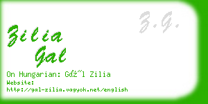 zilia gal business card